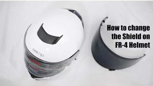 How to install a shield on the new FR-4 Helmet