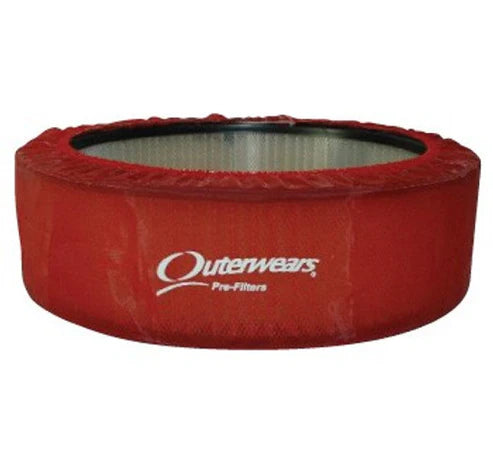 Outerwear Pre-Filter Air Cleaner Cover 14 x 4 Red