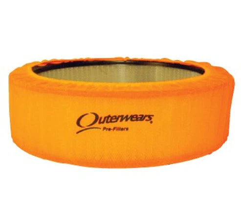 Outerwear Pre-Filter Air Cleaner Cover 14 x 4 Orange