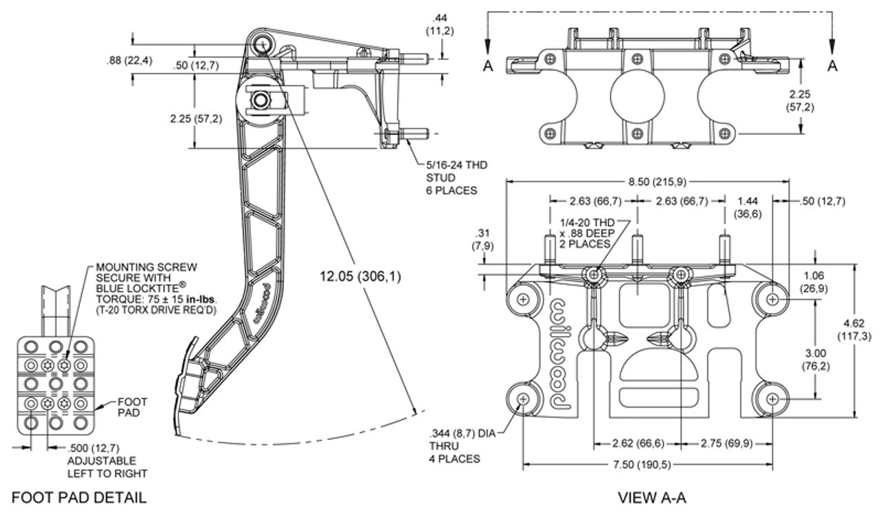 Dual Pedal Forward Mount