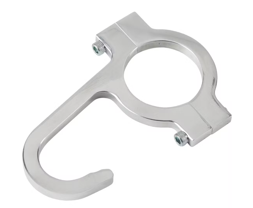 Helmet & Steering Wheel Hook Chrome 1-3/4