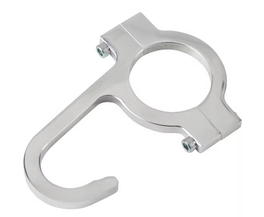 Helmet & Steering Wheel Hook Chrome 1-1/2