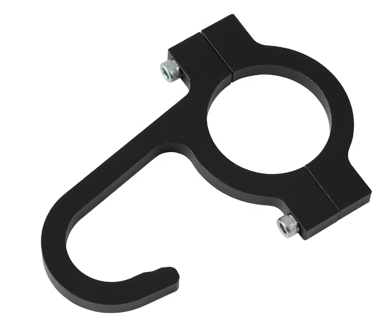 Helmet & Steering Wheel Hook Black 1-1/2