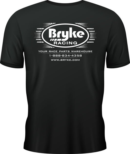 Bryke Racing Short Sleeve T-Shirt -  White Lettering