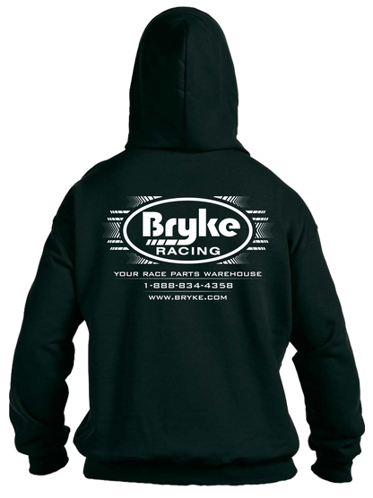 Bryke Racing Hoodie -  White Lettering