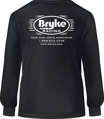 Bryke Racing Long Sleeve Shirt -  White Lettering