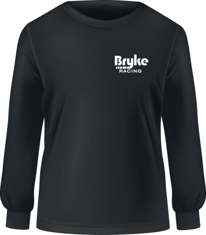 Bryke Racing Long Sleeve Shirt -  White Lettering