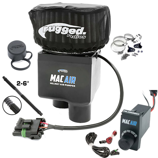 MAC Air Helmet Air Pump with Variable Speed Controller Circle Track Kit