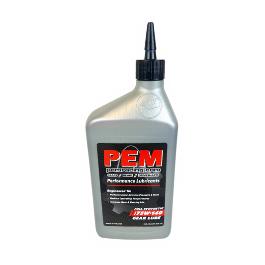 PEM Red Gear Lube 1 Quart 75-140w