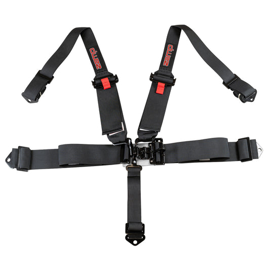 Zamp 5 Point Black Racing Harness HANS