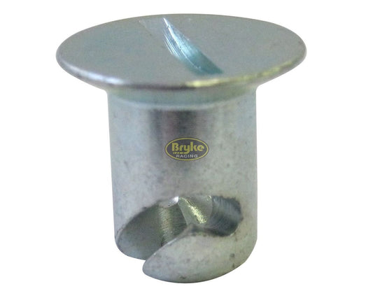 Quarter Turn Button Flush Head Steel 7/16