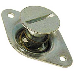 Quarter Turn Aluminum Self Ejecting Button 7/16