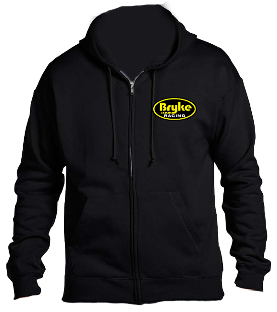 Bryke Racing Zip Up Jackets with Hood LARGE