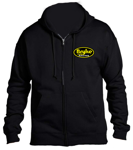 Bryke Racing Zip Up Jackets with Hood LARGE