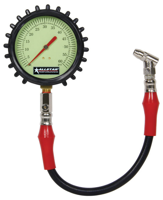 4in Tire Pressure Gauge 0-60 Glow in the Dark