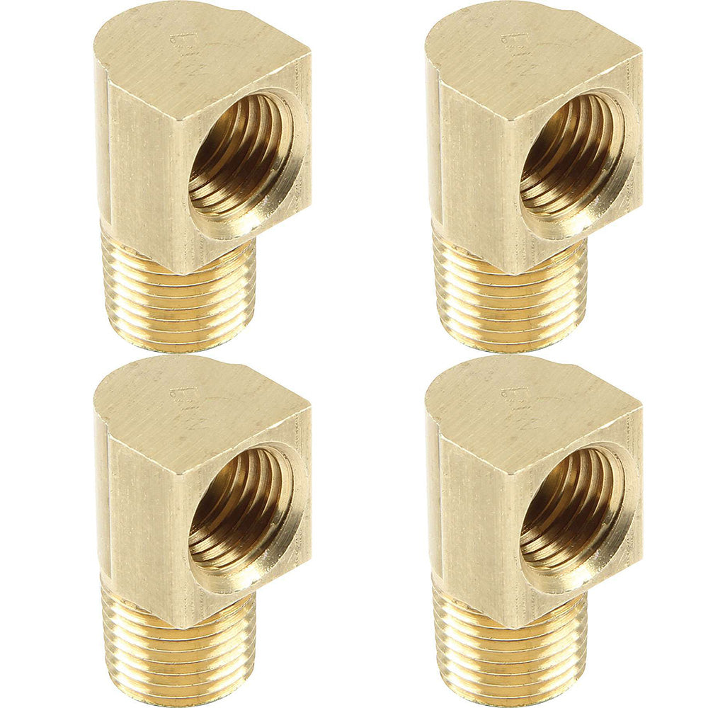 Adapter Fitting 1/8 NPT to 3/16 90 Degree 4 Pack