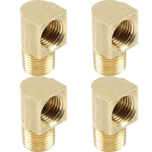 Adapter Fitting 1/8 NPT to 3/16 90 Degree 4 Pack