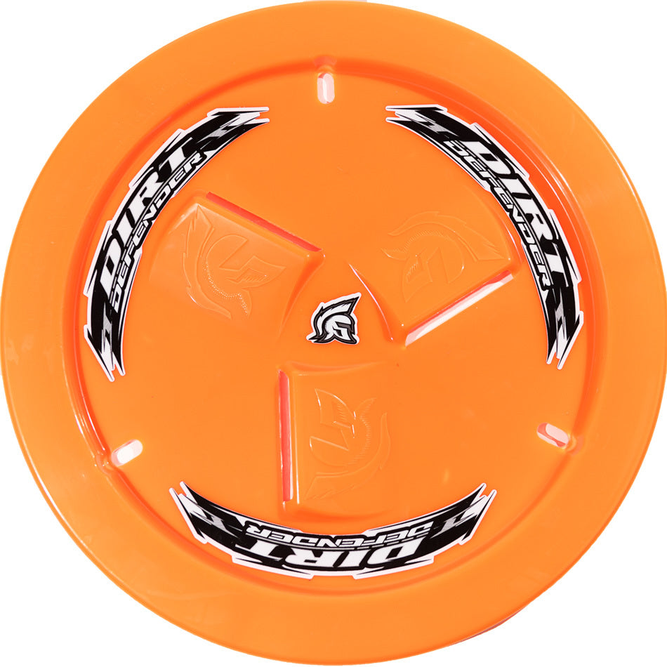 Dirt Defender Wheel Cover Vented Neon Orange