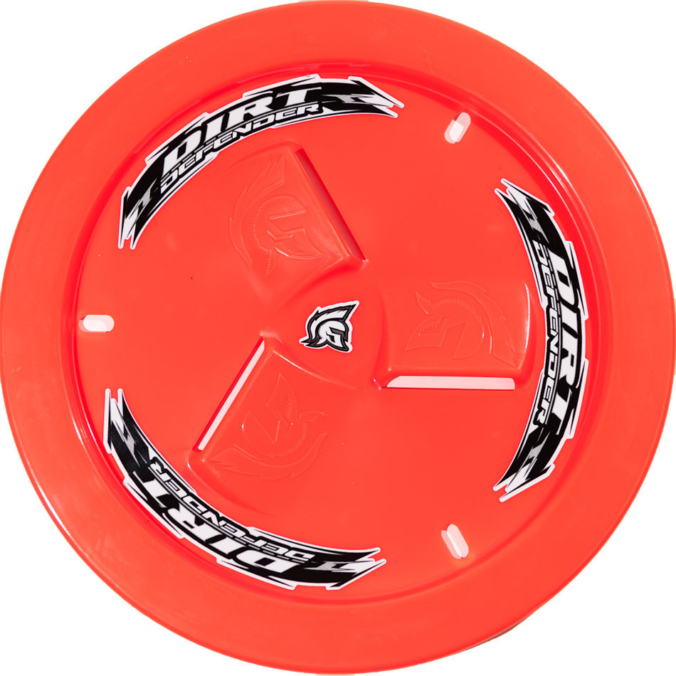 Dirt Defender Wheel Cover Vented Neon Red