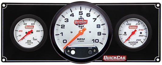 QuickCar Extreme Two Gauge Panel Assembly Extreme OP / WT/ Tachometer