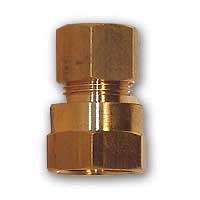 Brass Fitting 3/16 compression x 1/8 Female