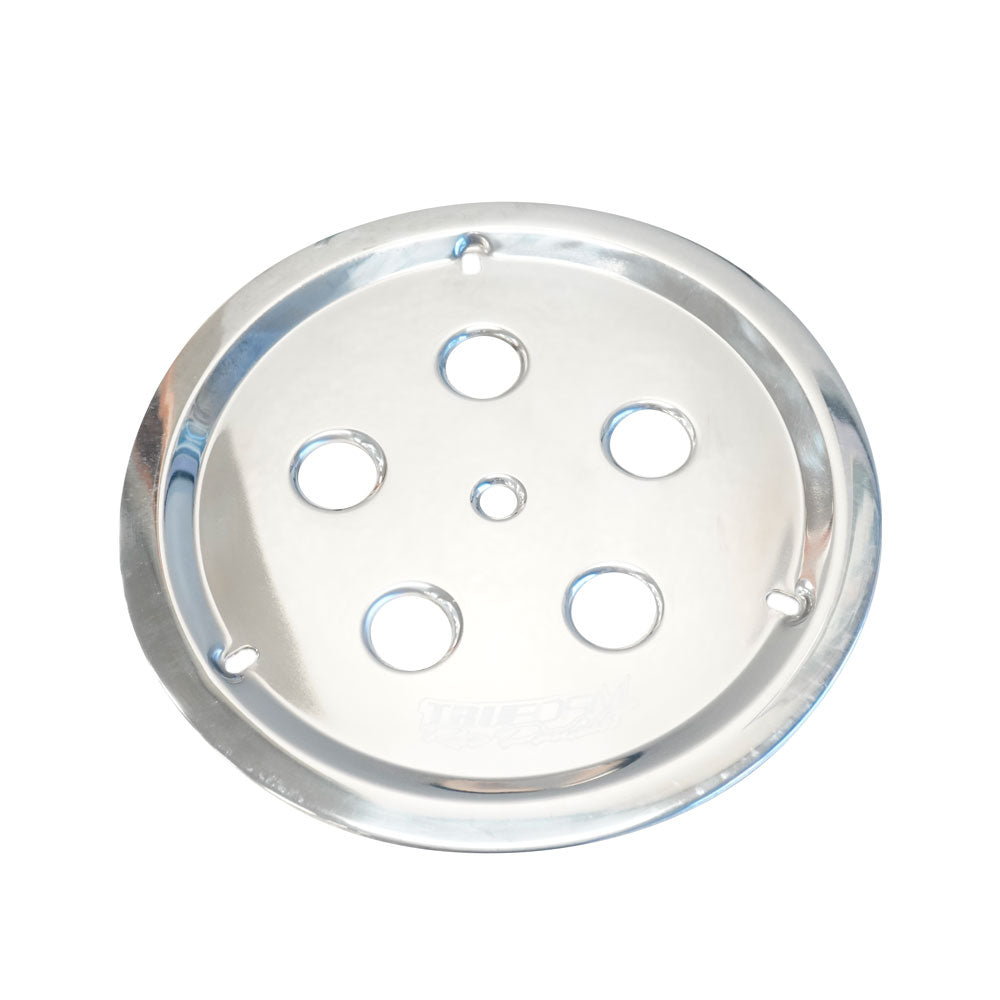 TruForm Aluminum Wheel Cover Polished Vented